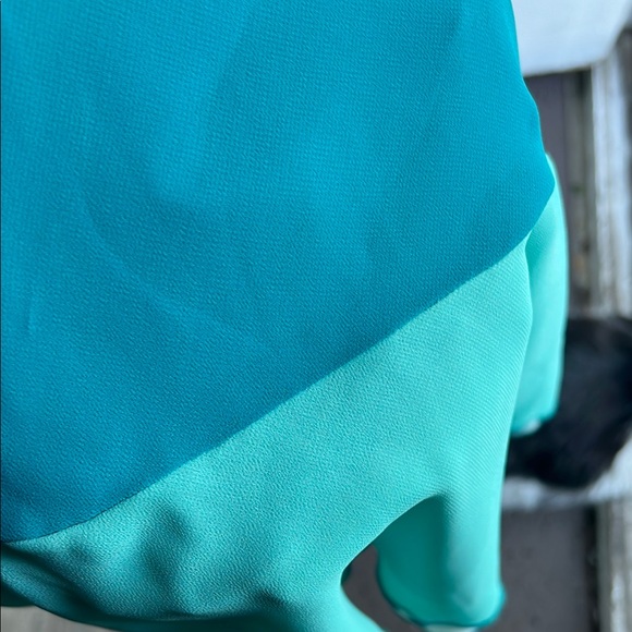 Bisou Bisou Blue Spaghetti Strap Babydoll Midi Dress - Picture 3 of 4